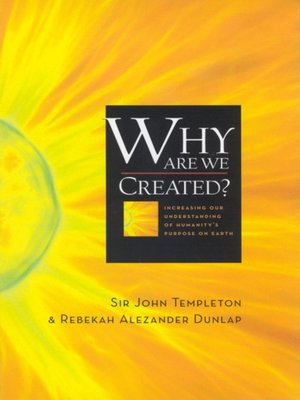 cover image of Why Are We Created